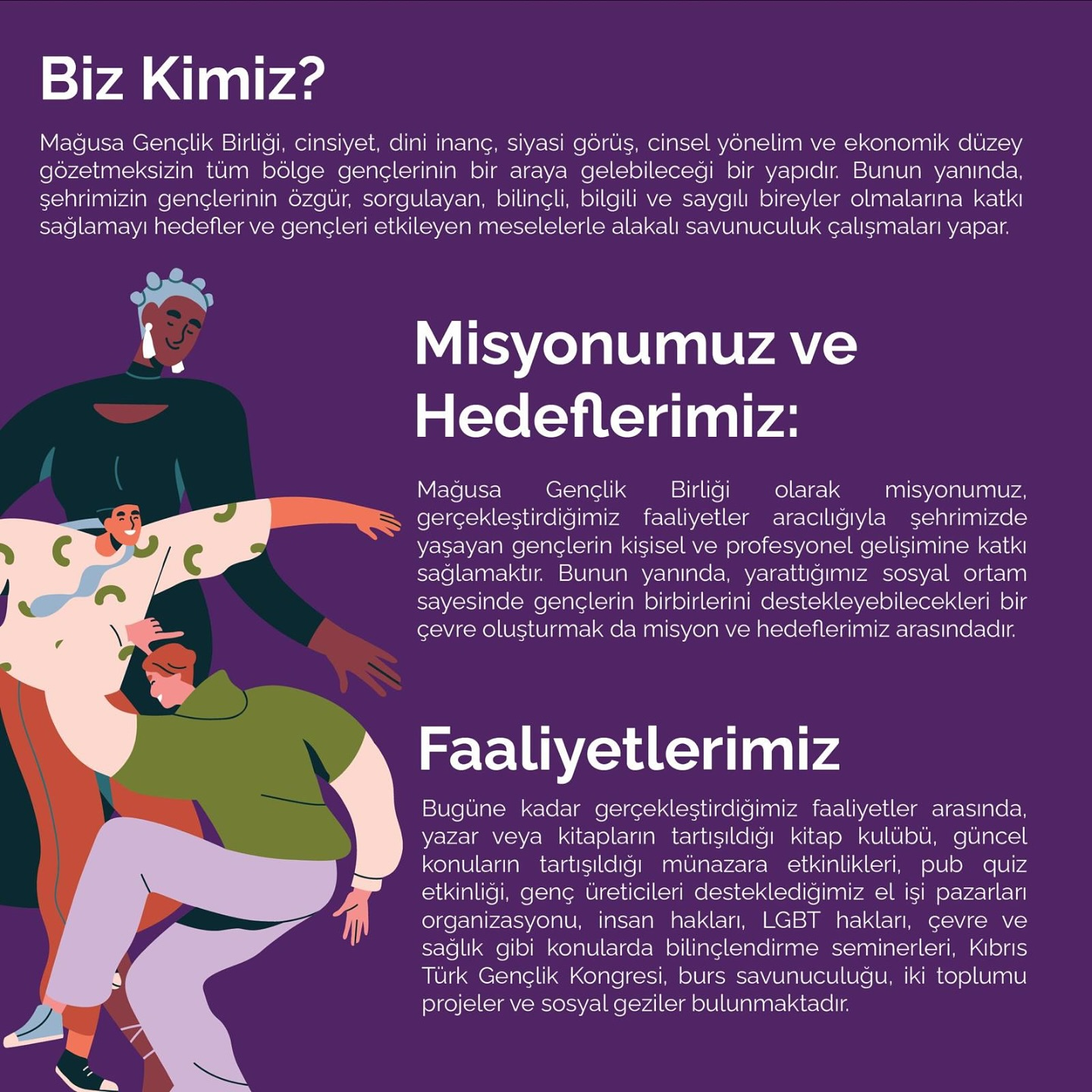 Biz kimiz, misyonumuz ve faaliyetlerimiz